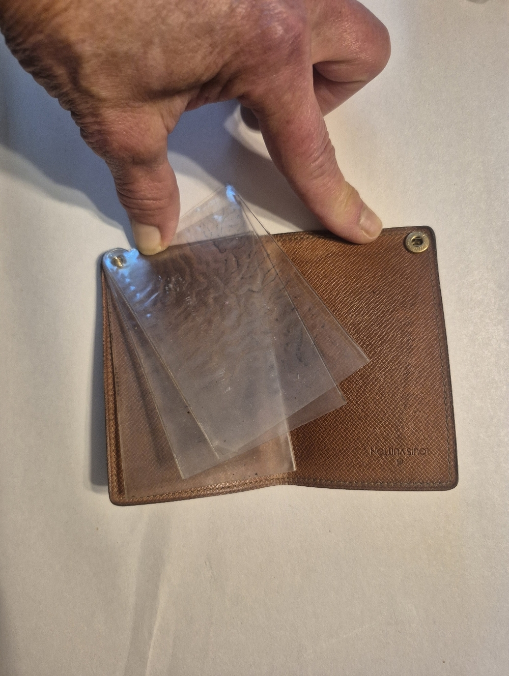 LOW START Louis Vuitton Card Holder  with 4 Card Inserts More Can be Added EUC - Picture 14 of 14